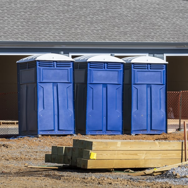 do you offer hand sanitizer dispensers inside the porta potties in Senecaville OH